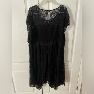 Black lace dress